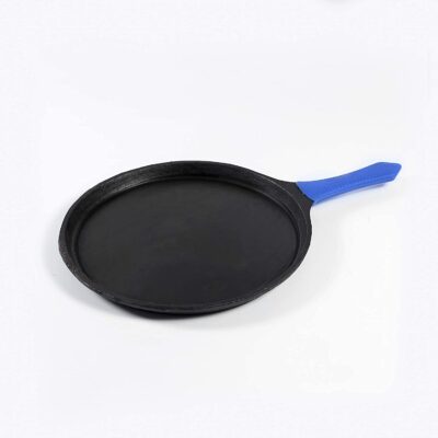 RudraEco-Pre-Seasoned-Cast-Iron-Dosa-Tawa-with-Heat-Resistant-Grip-12-Inch-1